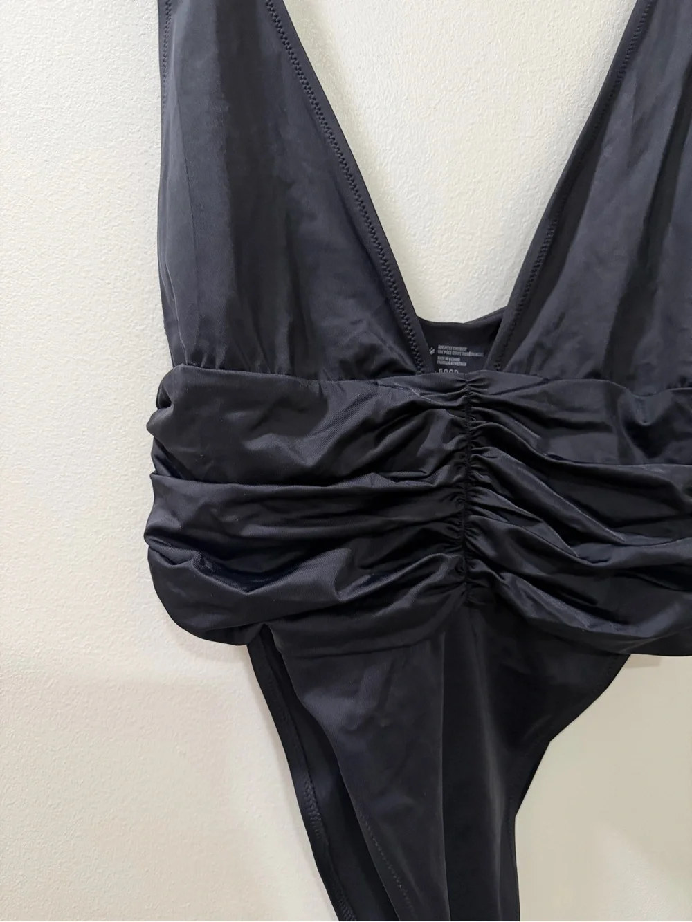 NWT Aerie Plunged Ruched Cheekiest One-Piece Swimsuit